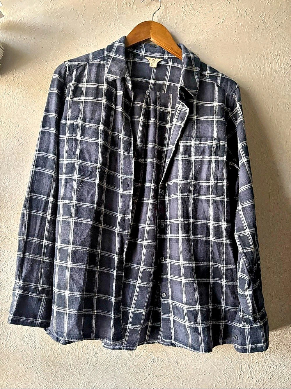 Woolrich womens Plaid Cotton Shirt XL